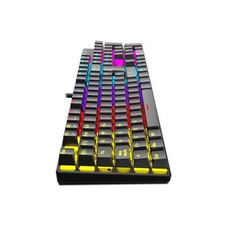 Krom Kasic Teclado Gaming Mecánico Red Switch RGB Rainbow Negro Krom Kasic Teclado Gaming Mecánico Red Switch RGB Rainbow Negro
